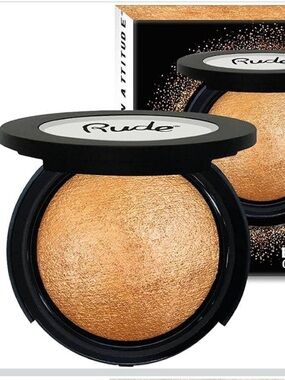 New in Box, Rude Baked Highlighter - Queen’s Glow